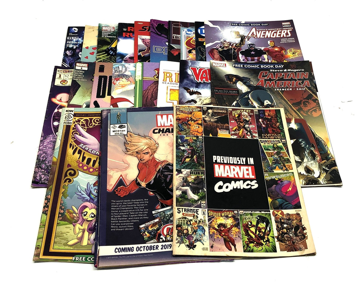 Comic Book Lot Marvel DC Image Modern Age Superhero Mixed Titles 21 Comics