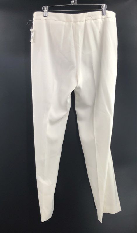 John Meyer Women's 2-Piece Pant Suit White Black Contrast Trim NWT Sz 10