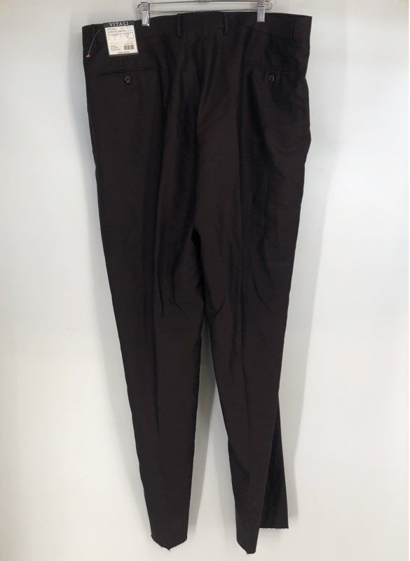 NWT Vitali Men's Burgundy Dress Pants - Size 45