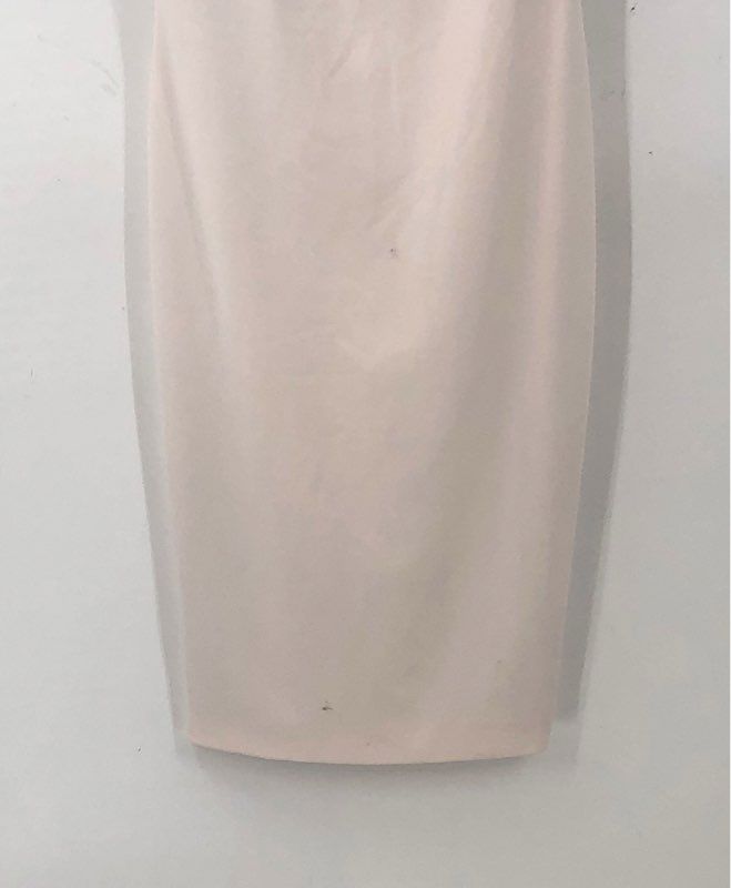 Calvin Klein Women's Blush Pink Capelet Sheath Dress Flutter Sleeve Sz 10