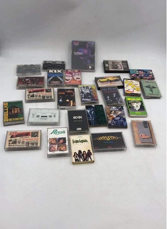 Poison, Winger, The Police Every Breath You &amp; More Cassette Tape Album Mixed Lot