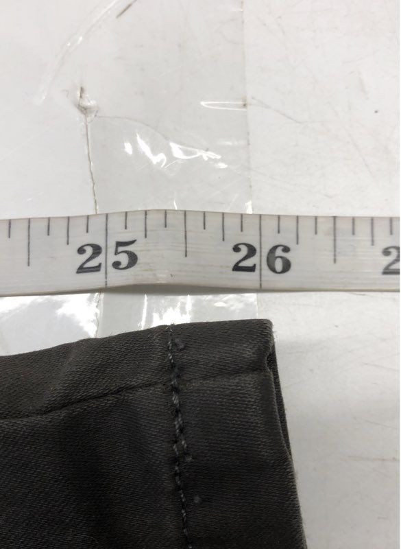 Massimo Dutti Women's Gray Cotton Blend Seam Front Straight Leg Pants Size 6