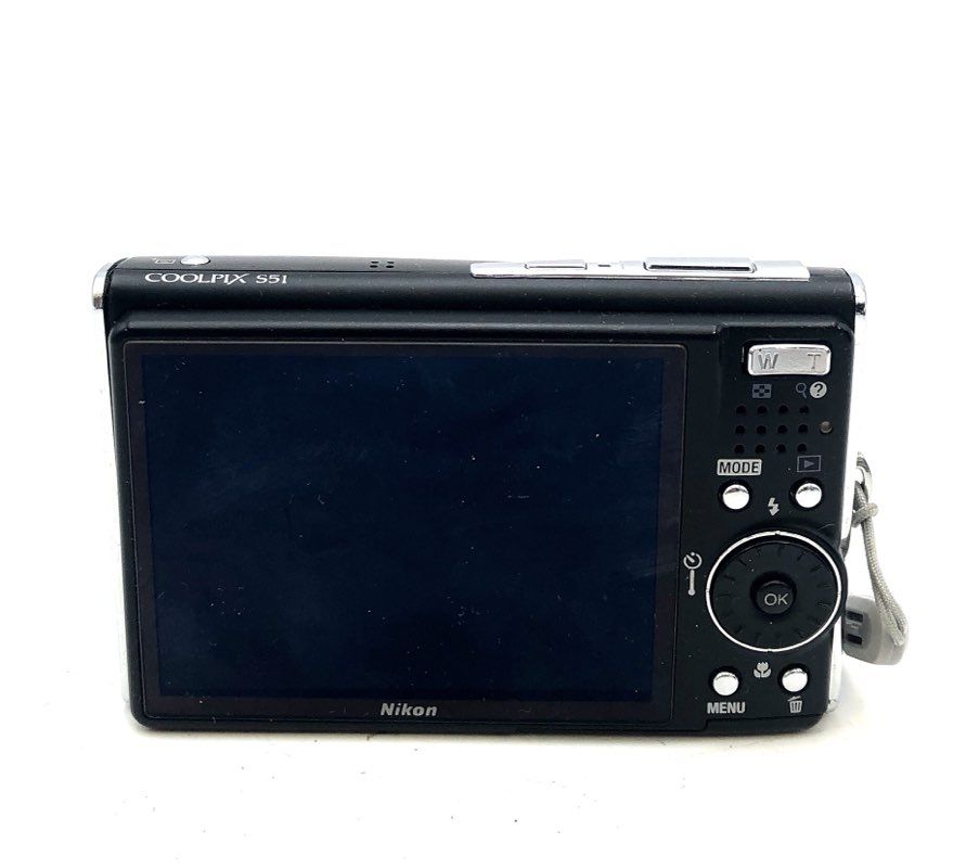 Nikon Coolpix S51 8.1MP Digital Camera VR With Original Box & Manual