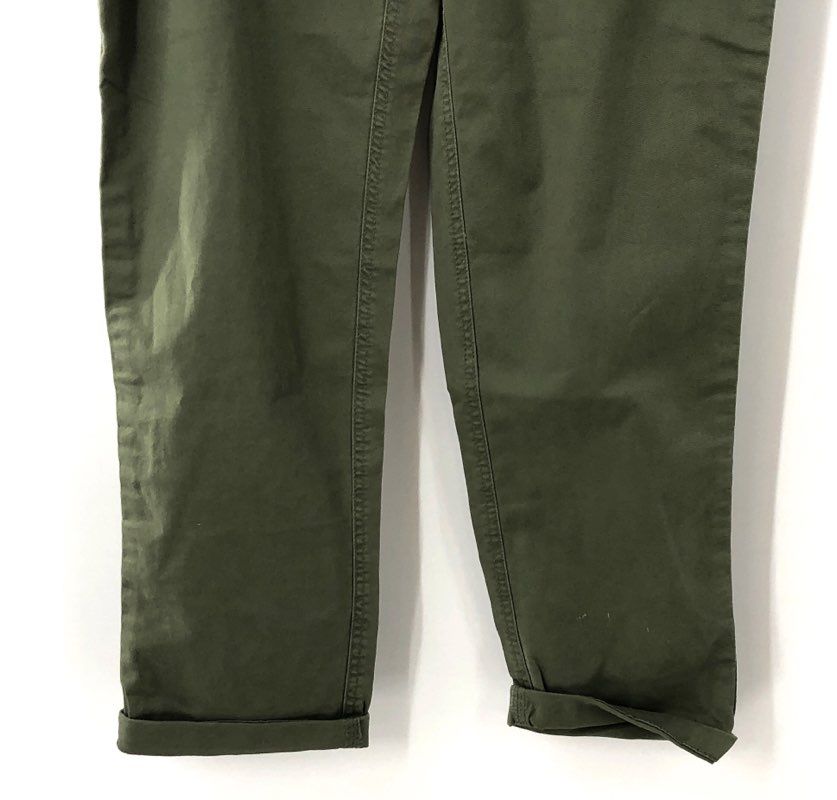 GAP Women's Relaxed Girlfriend Pants Clover Green Chino NWT Size 8