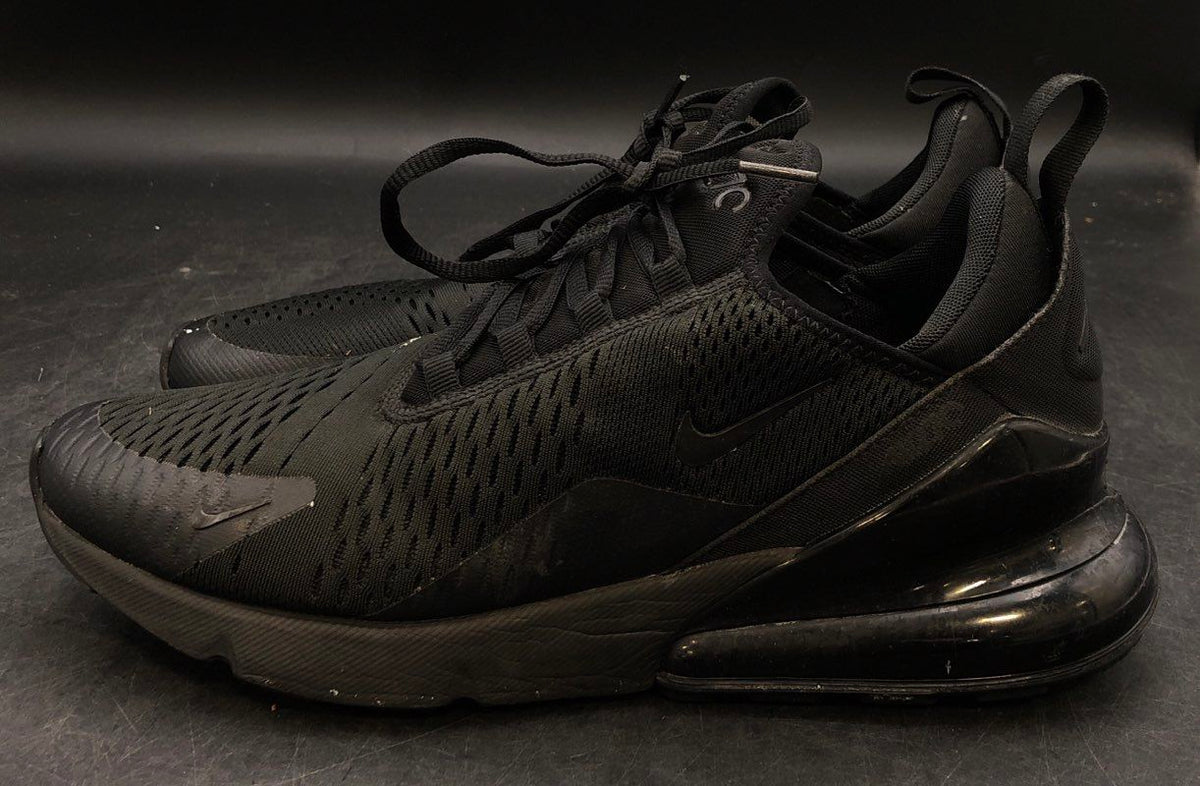 Nike Men's Air Max 270 Black Athletic Shoes - Size 10.5