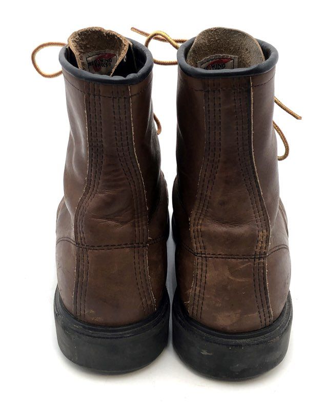 Red Wing 2233 Super-Sole Brown Leather Steel Toe Work Boots Size 9.5 D