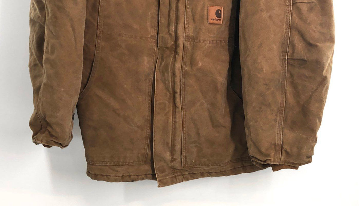 Vintage 2003 Carhartt C26 Arctic Quilt Lined Sandstone Traditional Coat Sz 4XL