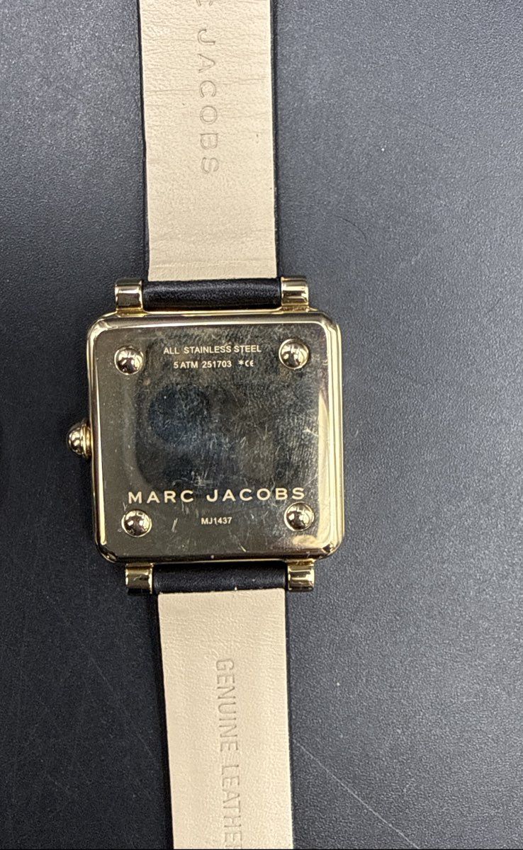 Coach & Marc Jacobs Watch Lot of 2 Women's Designer Stainless Steel Leather