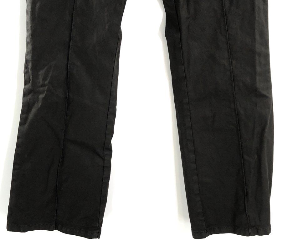 Massimo Dutti Women's Gray Cotton Blend Seam Front Straight Leg Pants Size 6