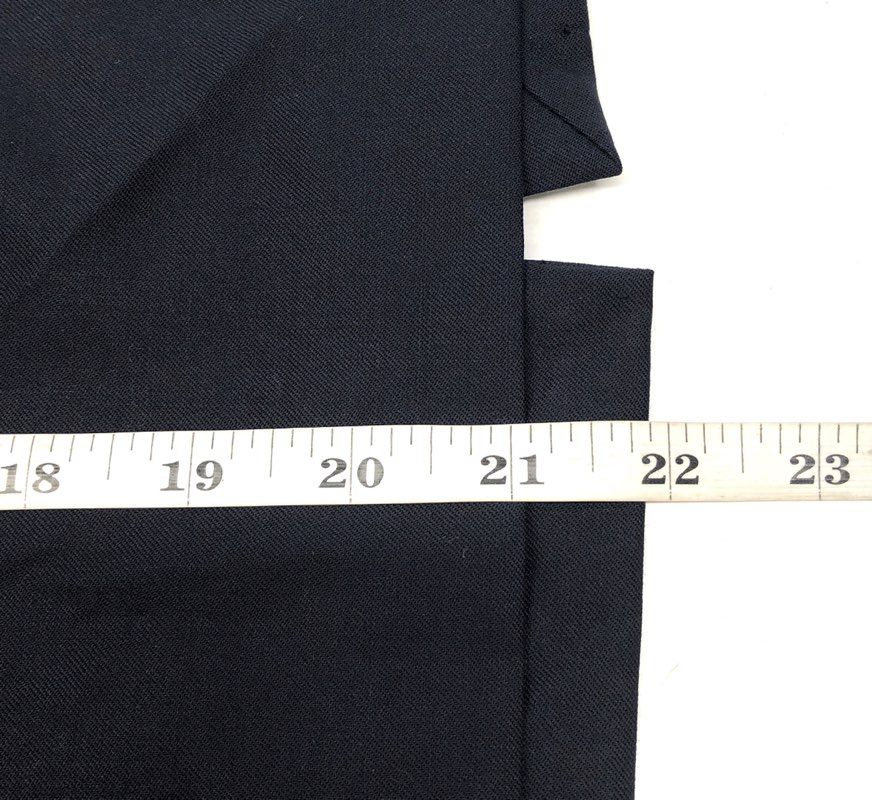 Brooks Brothers Women's Navy Stretch Wool Wrap Front Pencil Skirt Sz 4P