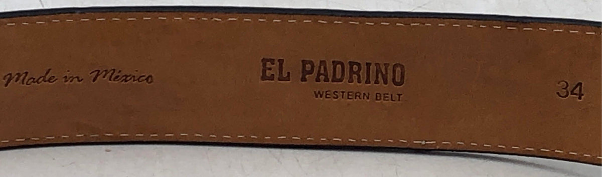 El Padrino Western Belt - Size 34