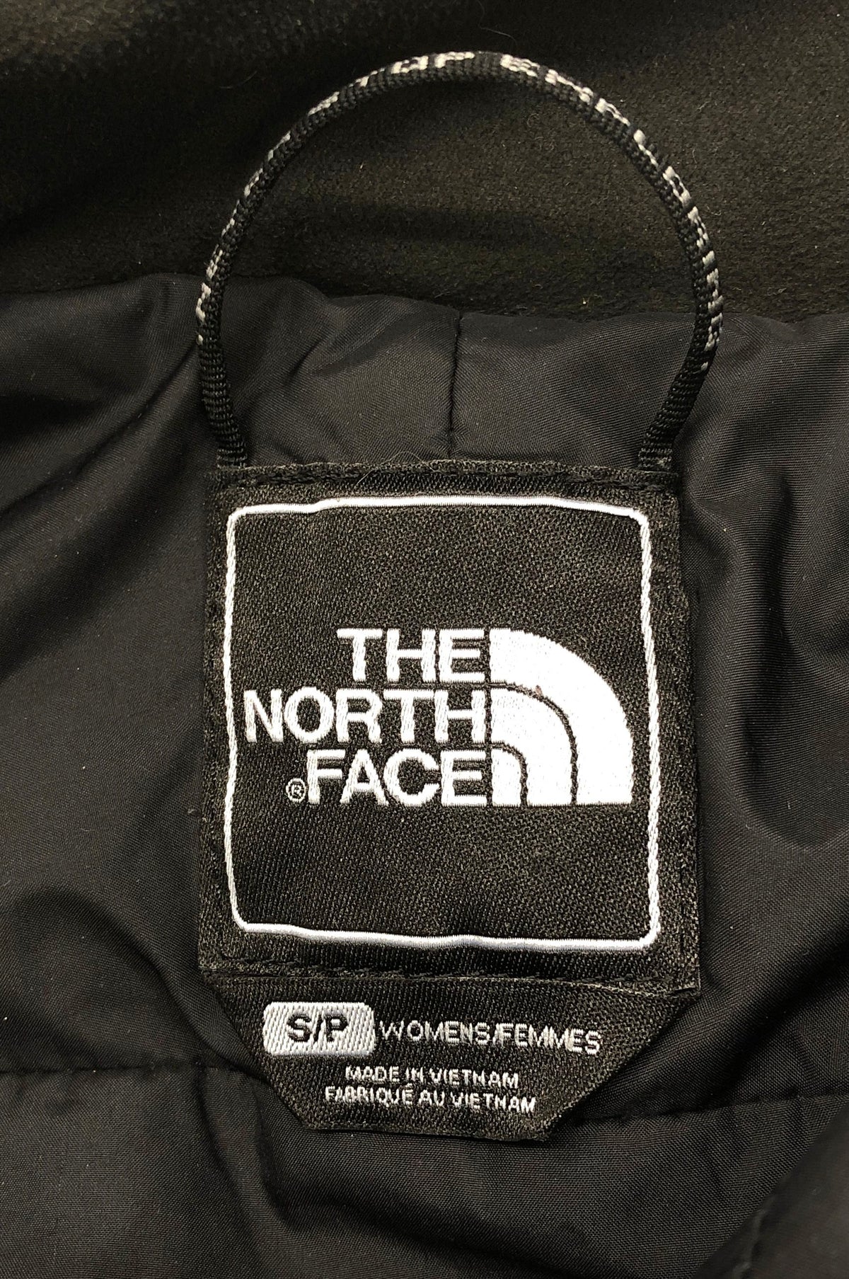 The North Face Women's Black PrimaLoft Insulated Quilted Full Zip Jacket Sz S