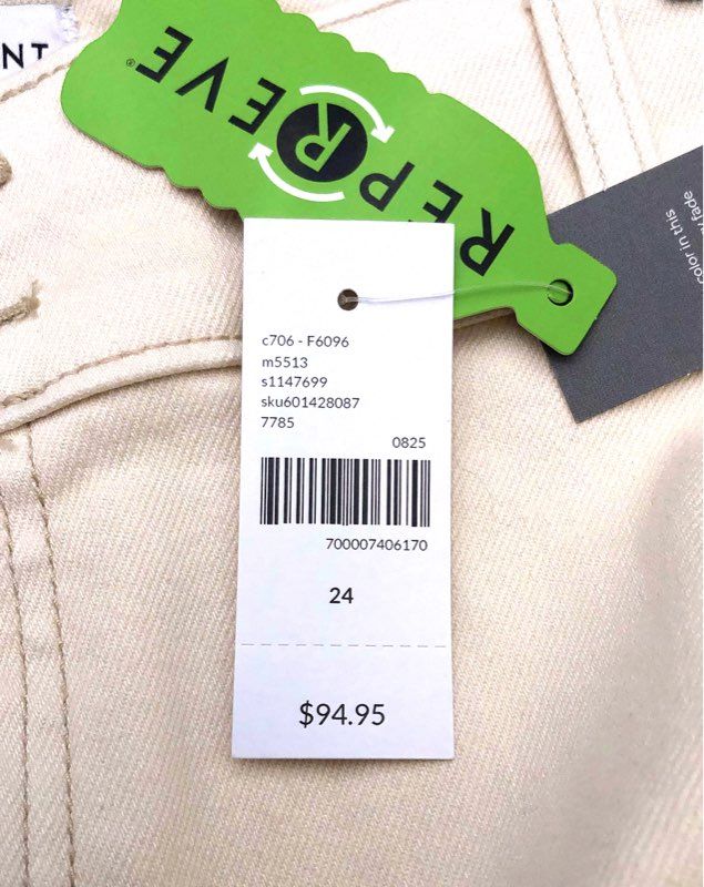 Lane Bryant Women's Cream Repreve Wide Leg Pants NWT Sz 24