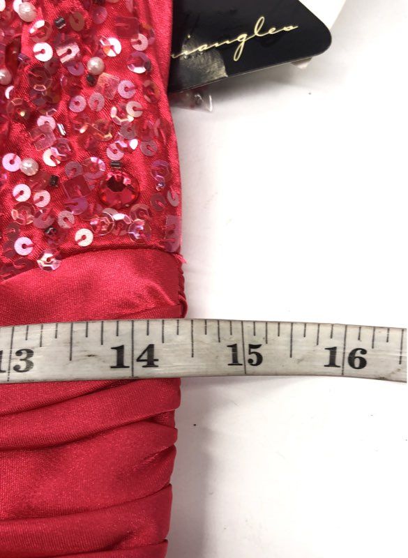 City Triangles Women's Pink Sequin Tulle Prom Party Dress NWT Sz 7/8
