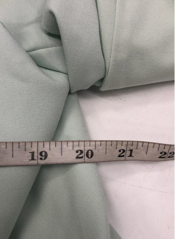Calvin Klein Women's Mint Green Collarless Zip Front Blazer Jacket NWT Size 14W