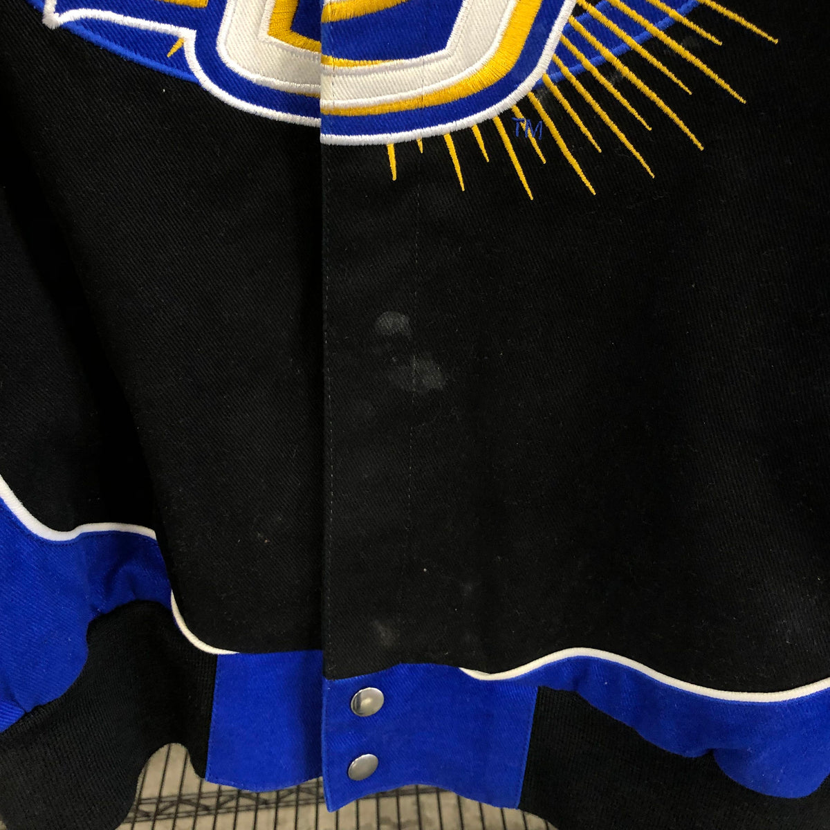G-III Sports Men's Black/Blue/Yellow Southern University Jaguars Jacket - Size L