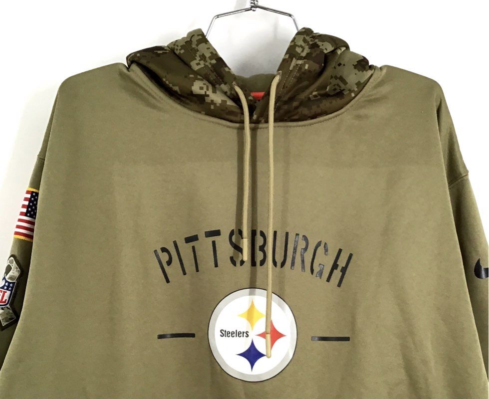 NFL Men&#39;s Green Pittsburgh Steelers Football Hoodie - Size 3XL