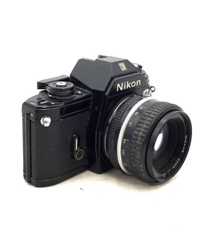 Nikon EM Black 35 mm Manual Focus SLR Film Camera