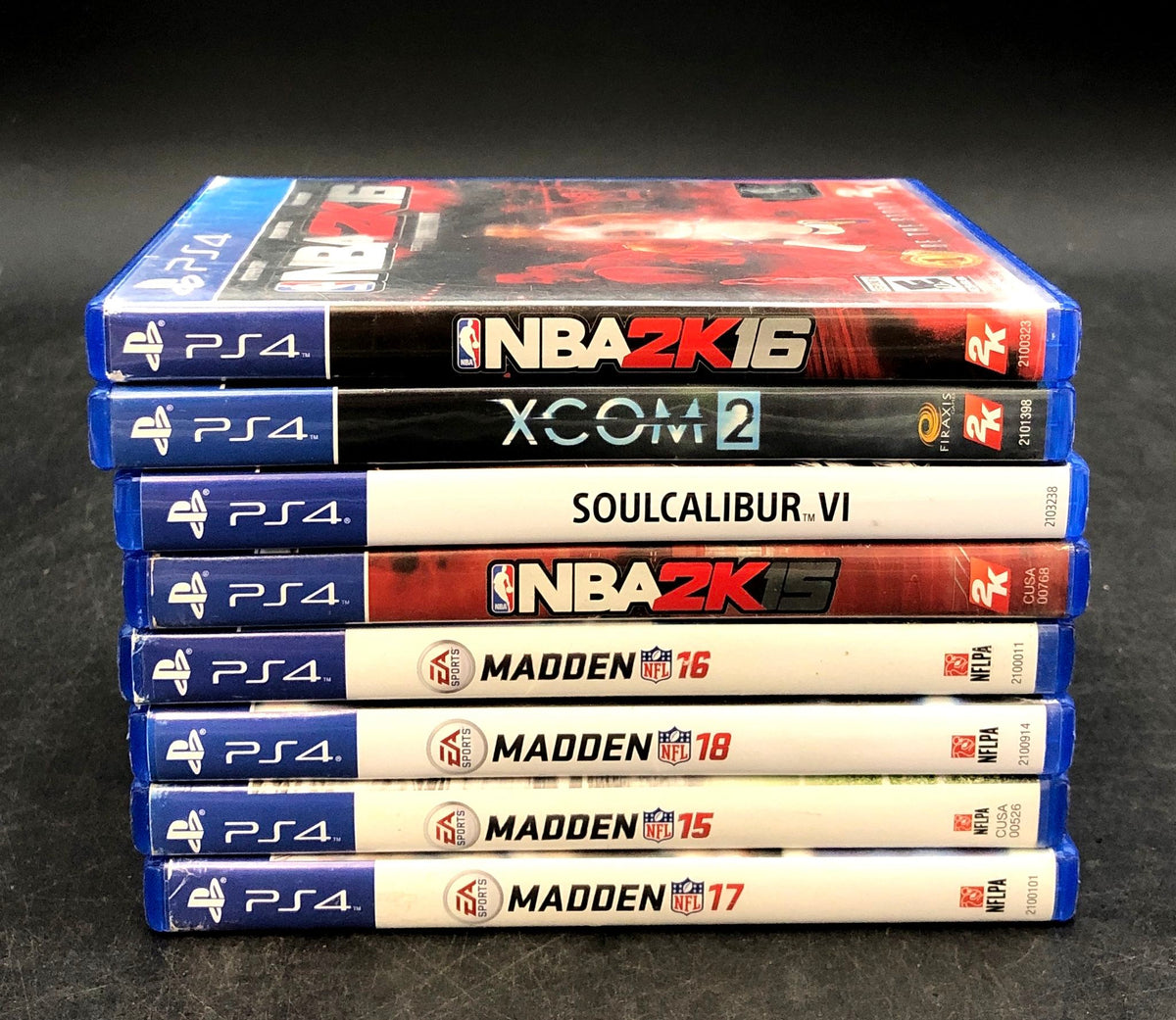 Soulcalibur VI XCOM 2 Madden 8 PlayStation 4 Game Lot PS4 Sports Strategy