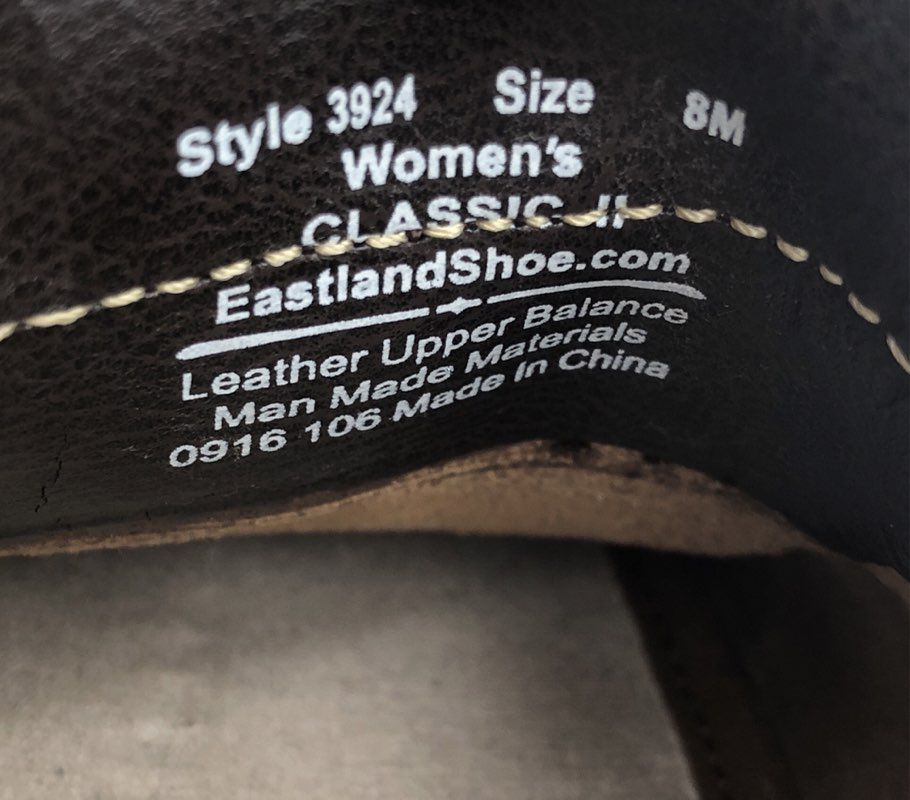 Eastland Classic II Brown Leather Women's Penny Loafer Shoes Size 8M