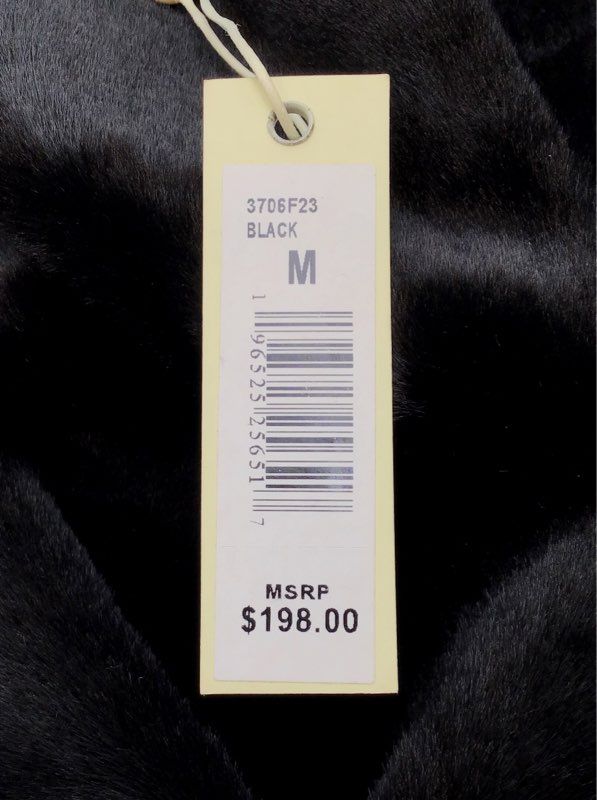 Max Studio Women&#39;s Black Overcoat - Size Medium