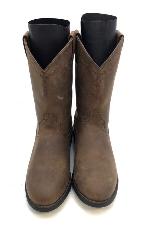 Ariat Heritage R-Toe Western Boot Distressed Brown Cowboy Boots Mens Size 7 EE