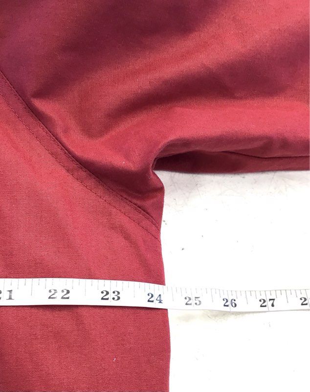 Vintage London Fog Women's Red Trench Coat - Size 16