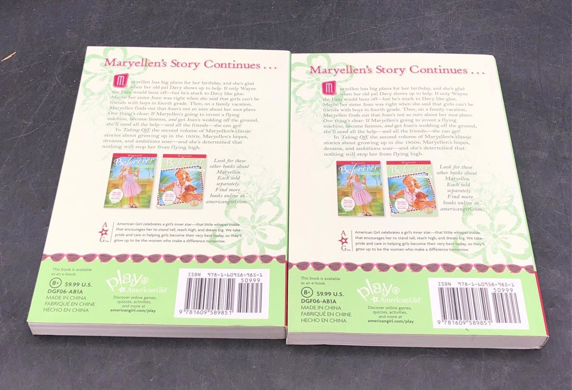 American Girl BeForever Book Lot 6 Maryellen Larkin & Julie Albright Stories