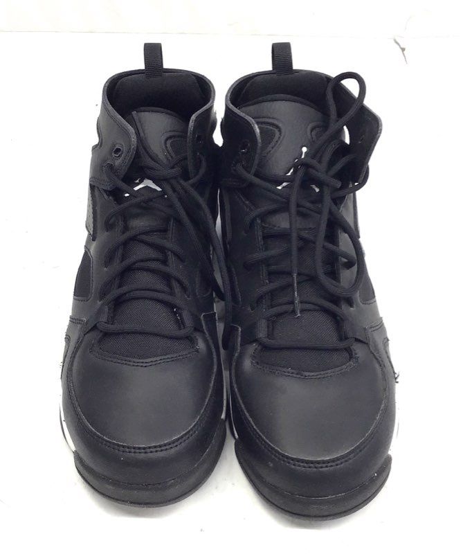 Nike Air Jordan Stadium 90 Black White Speckled Youth Sneakers Size 7Y