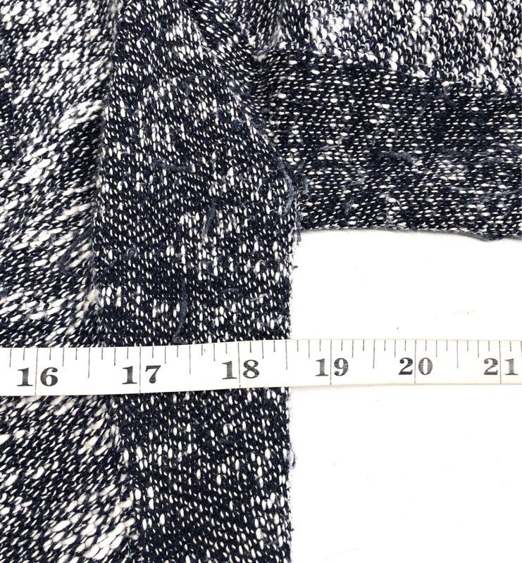 Saturday Sunday Women's Marled Knit Asymmetrical Drape Neck Cardigan Jacket M