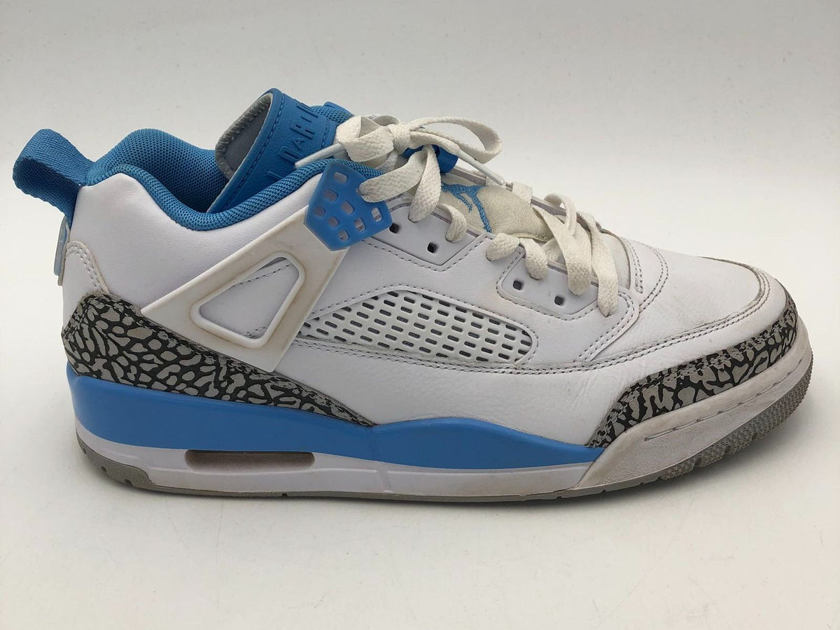 Nike Air Jordan Spizike Low 'UNC' Men's White/Grey/Blue Sneakers - Size 9 (+COA)