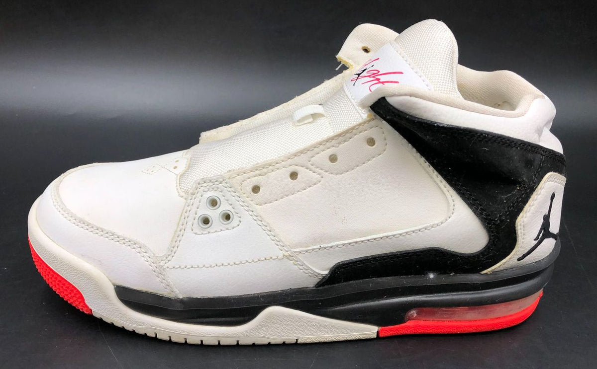 Nike Air Jordan Flight Origin GS 'White Black' & Red Sneakers - Size 5.5Y (+COA)