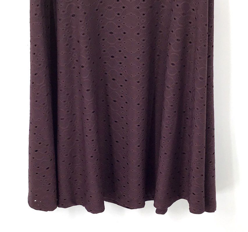 NWT Loft Women's Burgundy A-Line Dress - Size XL