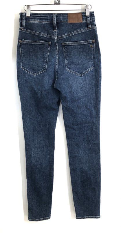 Madewell Women's Blue Curvy High-Rise Skinny Denim Jeans Sz 25