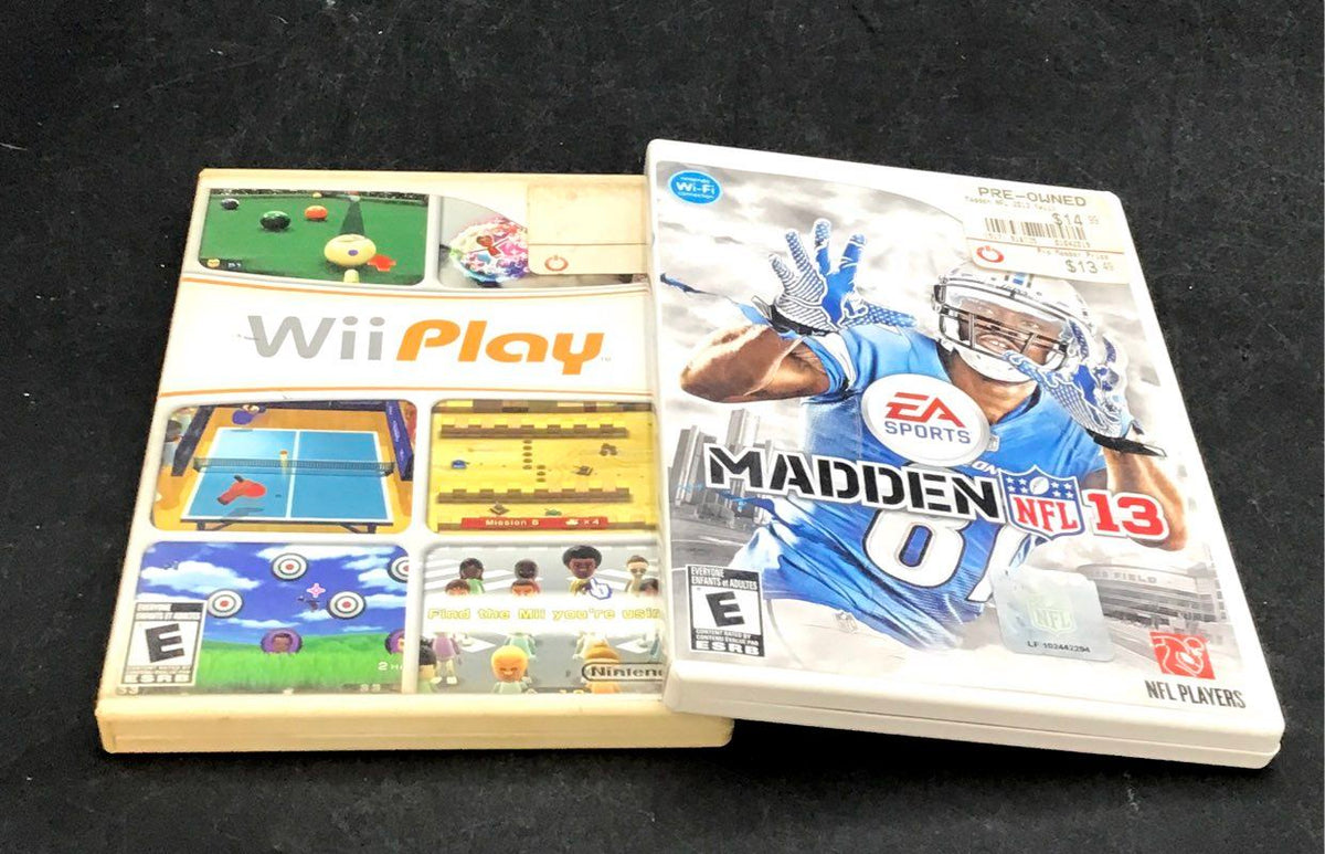 Just Dance Madden Rock Band 10 Nintendo Wii Game Lot 2000s