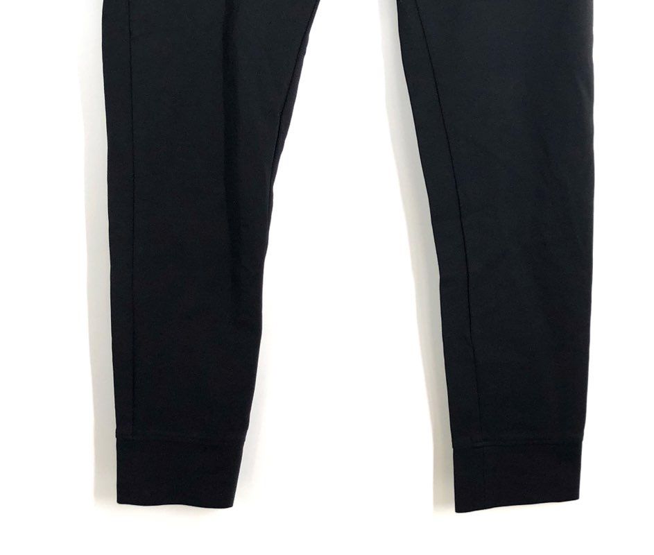 Alexander Wang Women's Black Tapered Jogger Sweatpants Zip Pockets Sz 40
