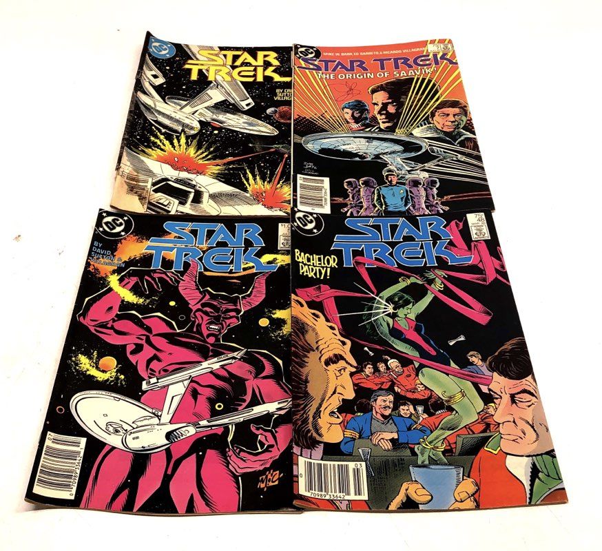 Comic Book Lot Marvel DC 1980s 1990s Star Trek Sci-Fi Superhero 21 Comics