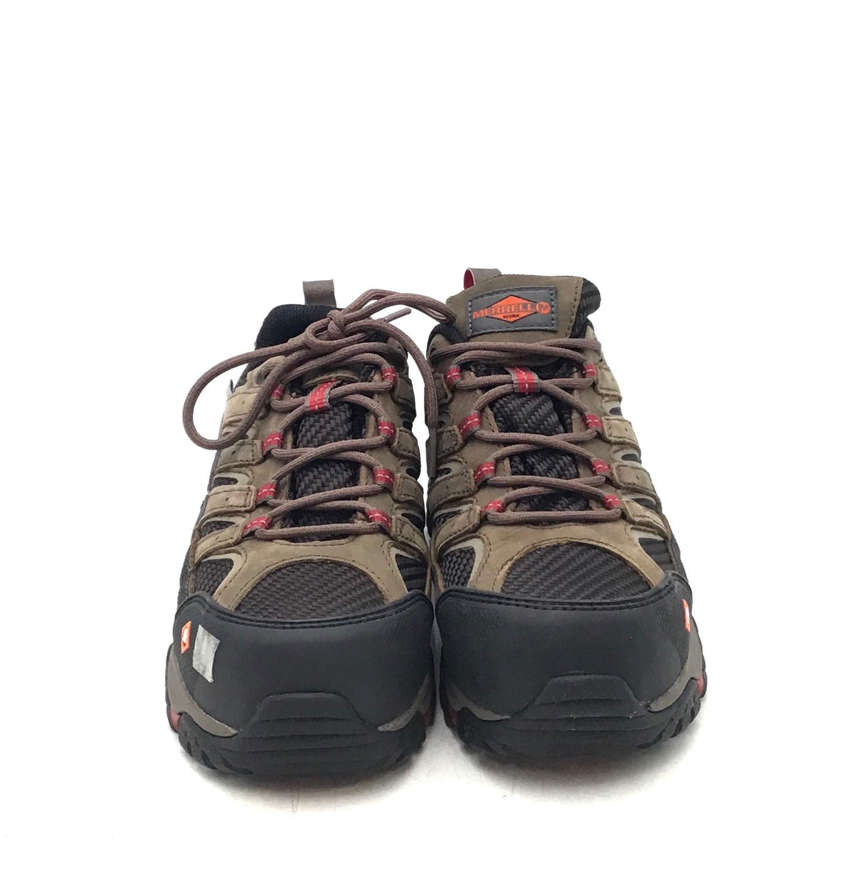 Merrell Women&#39;s Work Moab 2 Vent J15774 Brown Lace Up Athletic Shoes - Size 6M