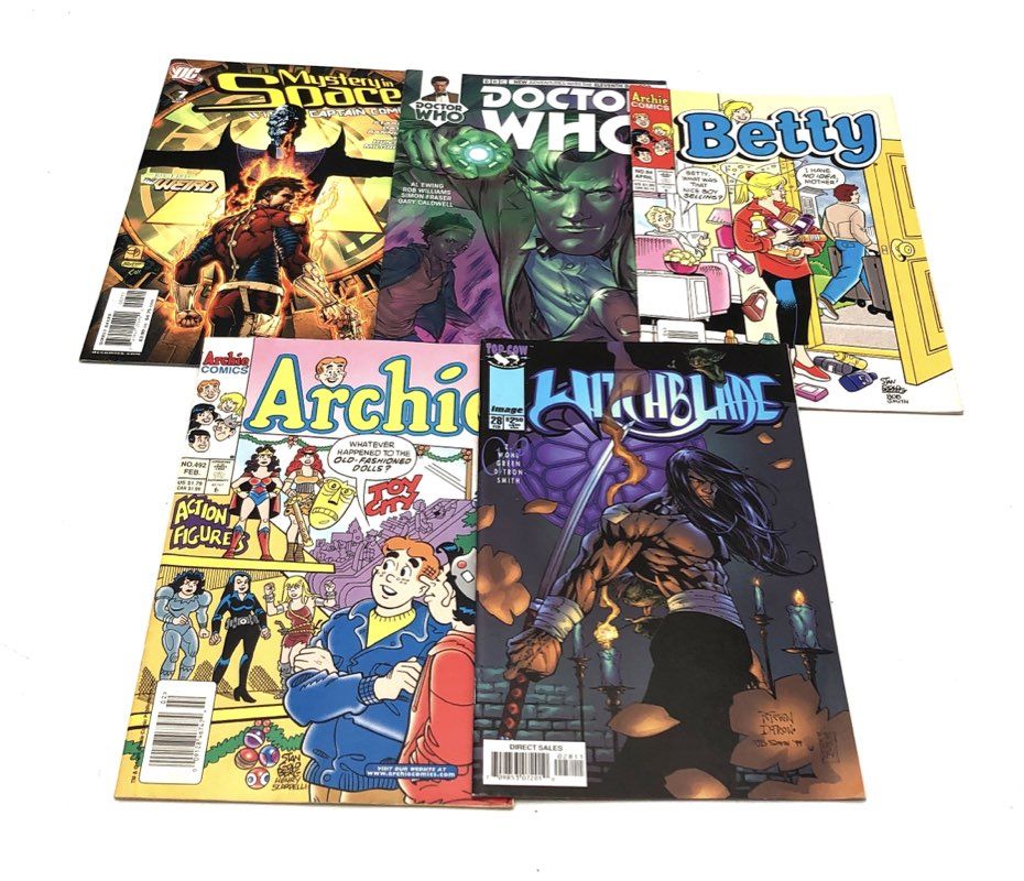 Comic Book Lot Marvel DC Image Archie 1990s-Modern Mixed Titles 20 Comics