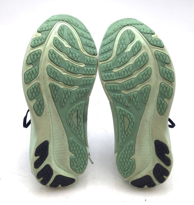 ASICS Gel-Kayano 30 Navy Blue Mint Green Running Shoes Women's Size 11.5