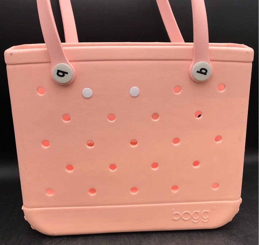 Bogg Bag Baby Pink Waterproof EVA Rubber Beach Tote Bag