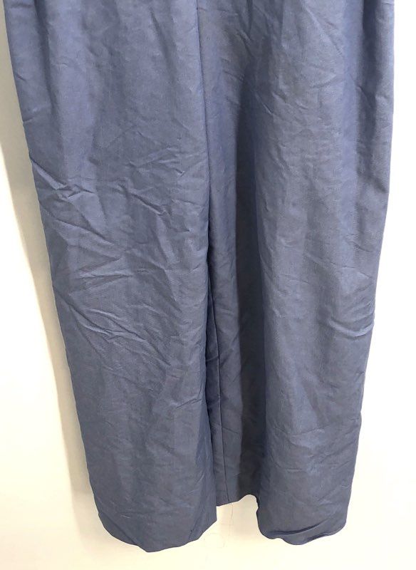 Antonio Melani Women's Blue Granite Katie Jumpsuit Belted Wide Leg NWT Sz 12