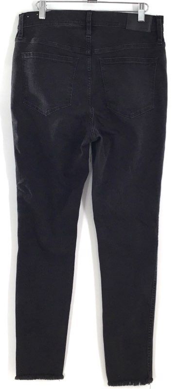 Lot 2 Madewell Women's 10" High-Rise Skinny Jeans Blue Black Button Fly Sz 29