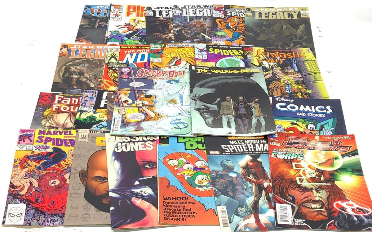 Comic Book Lot Marvel DC Dark Horse Mixed Publishers 1980s-Modern 25 Comics