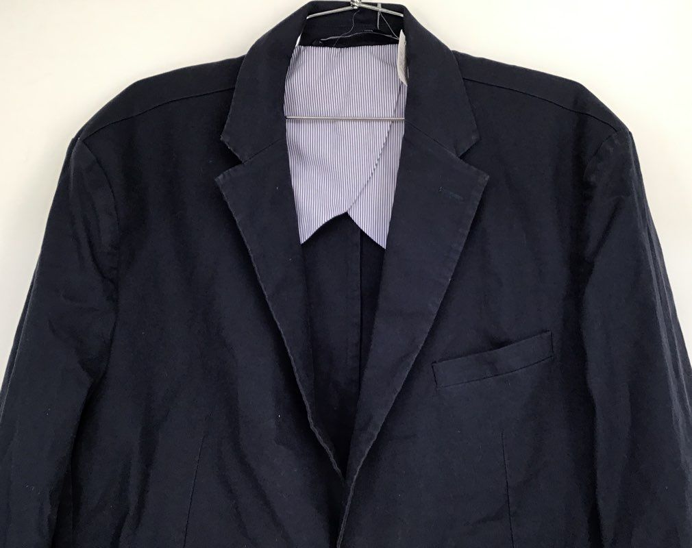 NWT Jos. A. Bank Men&#39;s Navy Blue Notch Lapel Single-Breasted Blazer - Size 2XL