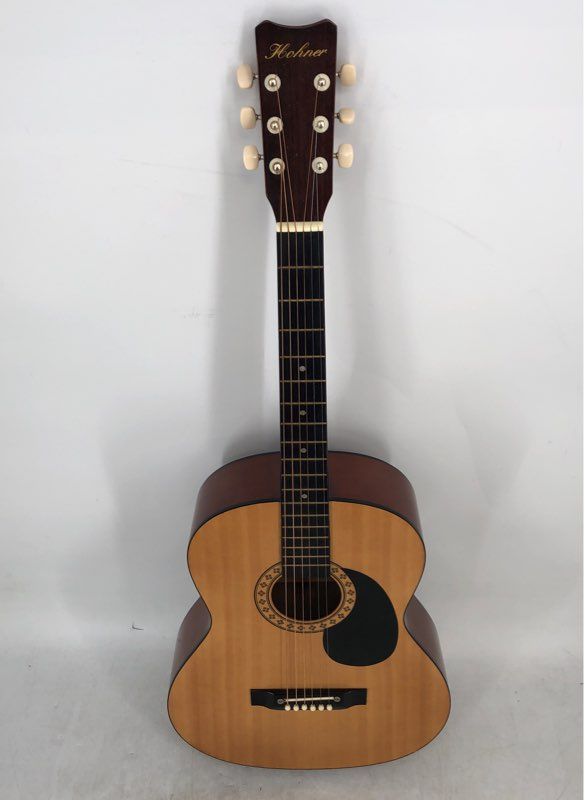 Hohner HW200 Brown 6 String Acoustic Guitar With Case