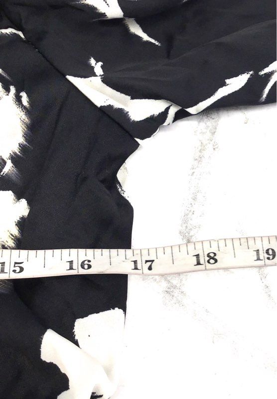 Allison New York Women's Dylan Mini Dress Black Ivory Floral NWT Sz L