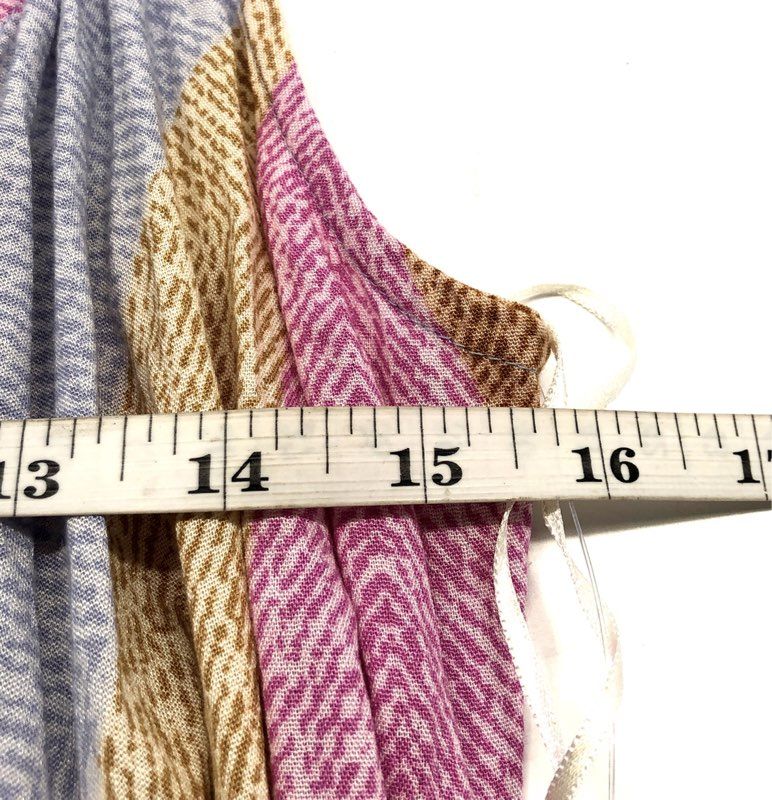 O'Neill Women's Laniary Wrap Dress Multicolor Geometric Chevron Print NWT Sz M
