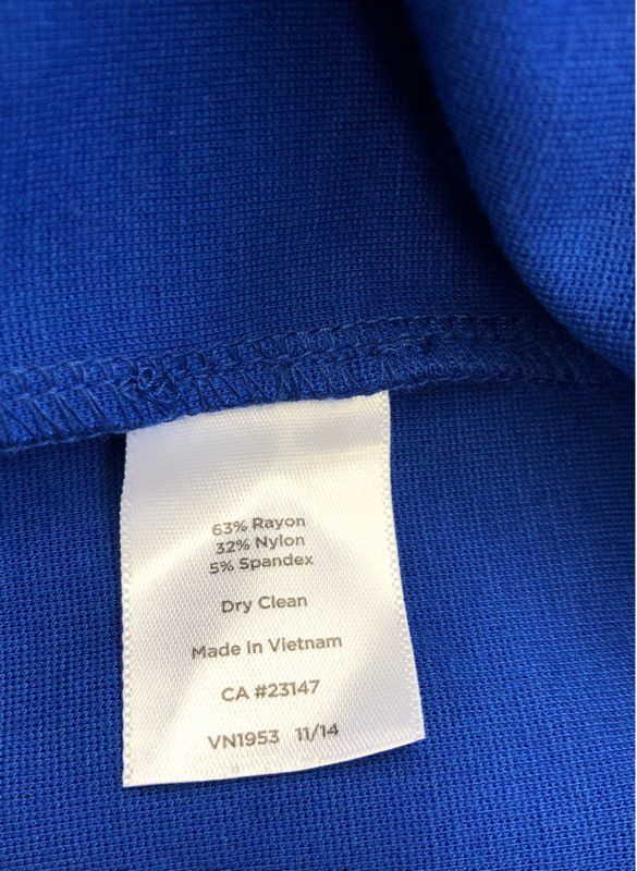 NWT Talbots Women's Blue Sheath Dress - Size 14