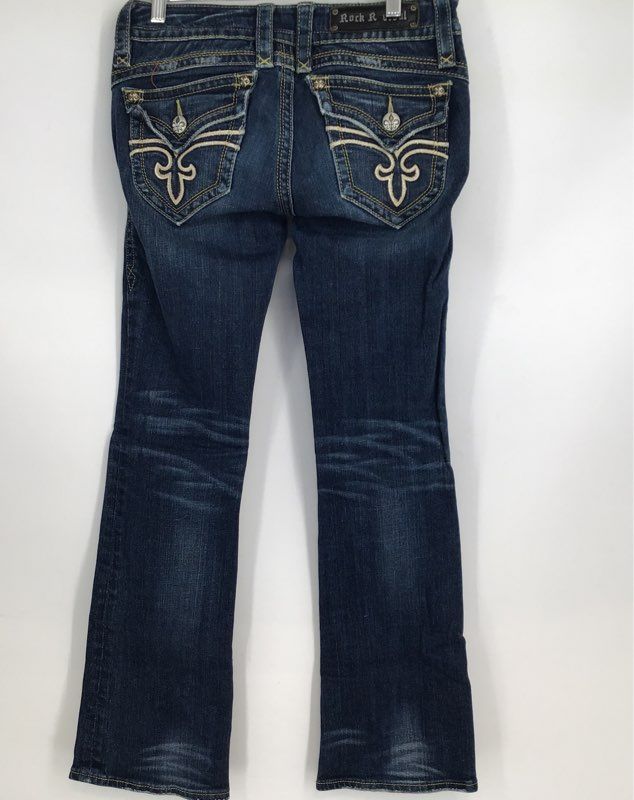 Rock Revival Women&#39;s Blue Denim Bootcut Jeans - Size 28